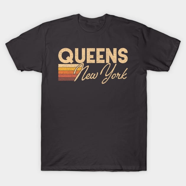 Queens New York T-Shirt by dk08